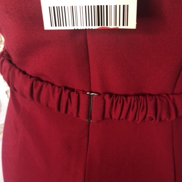 Forever 21 Spaghetti Strap Faux Wrap Waisted Dress with Sheered Bow Belt Size S - Picture 7 of 10